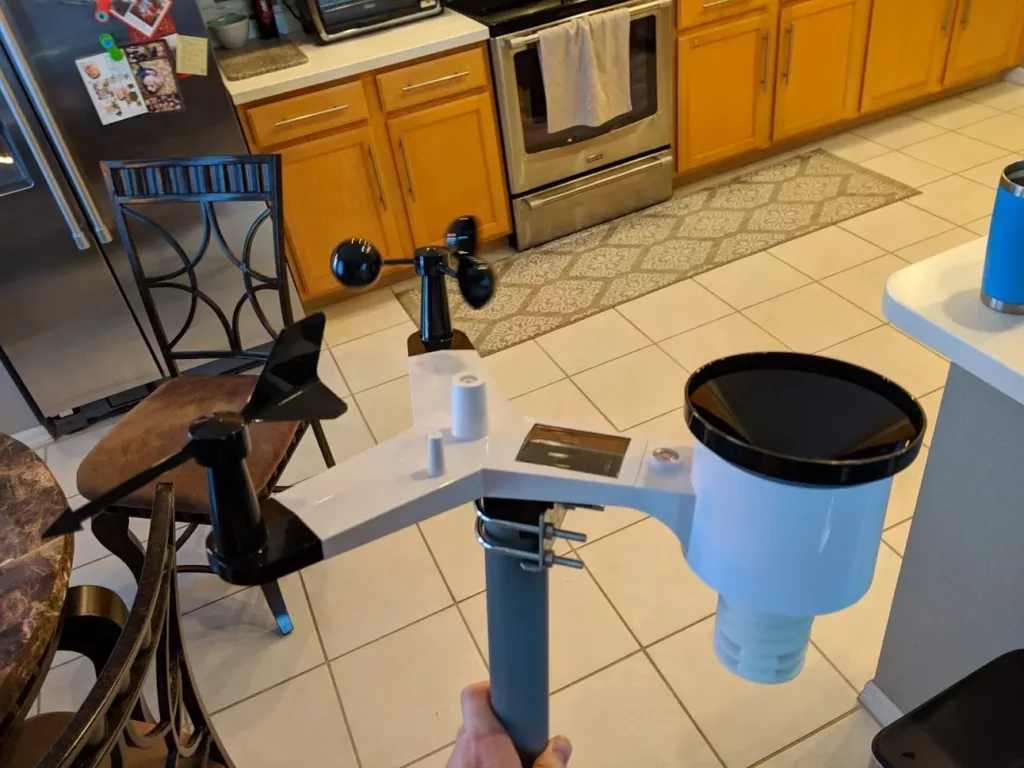 Station before mounting