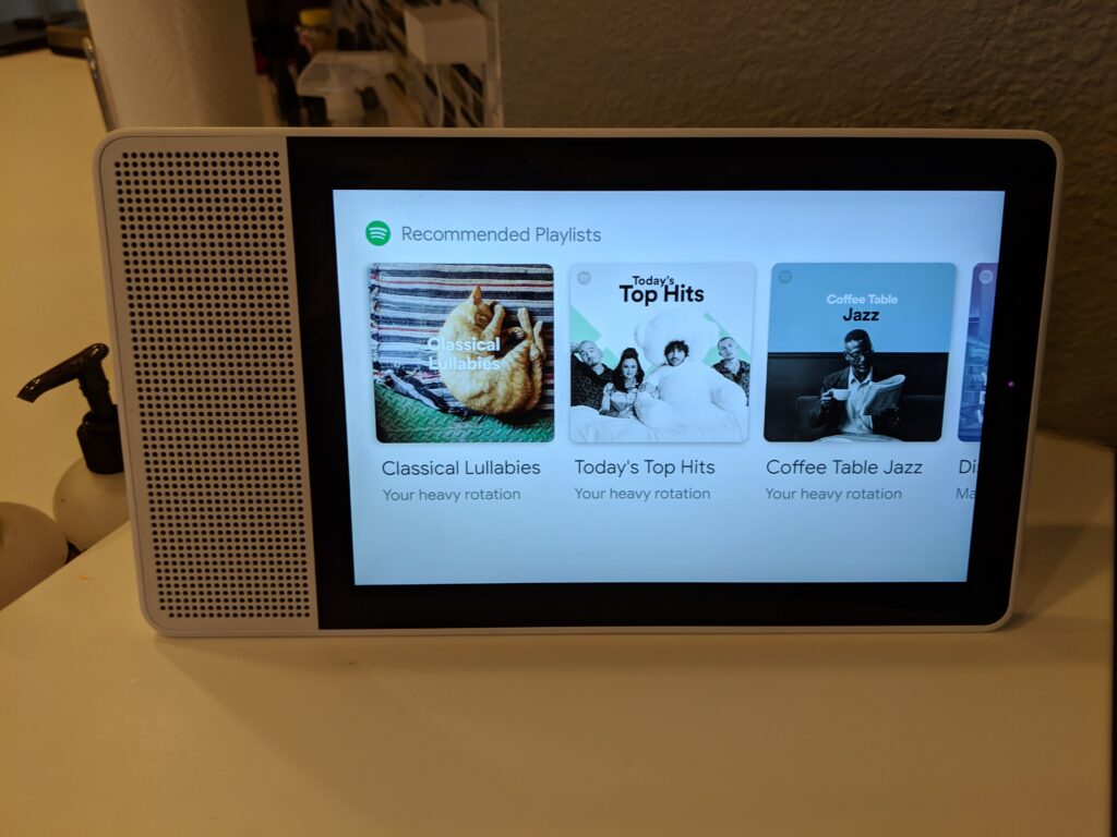Google Home music controls