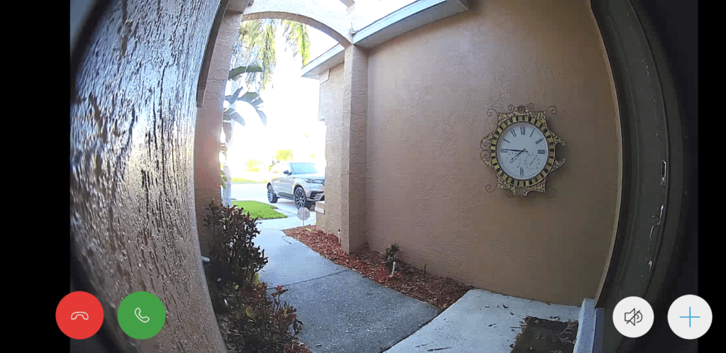 Ring Doorbell Pro during the day