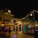 Disney's BoardWalk at night