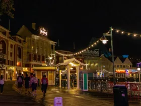 Disney's BoardWalk at night