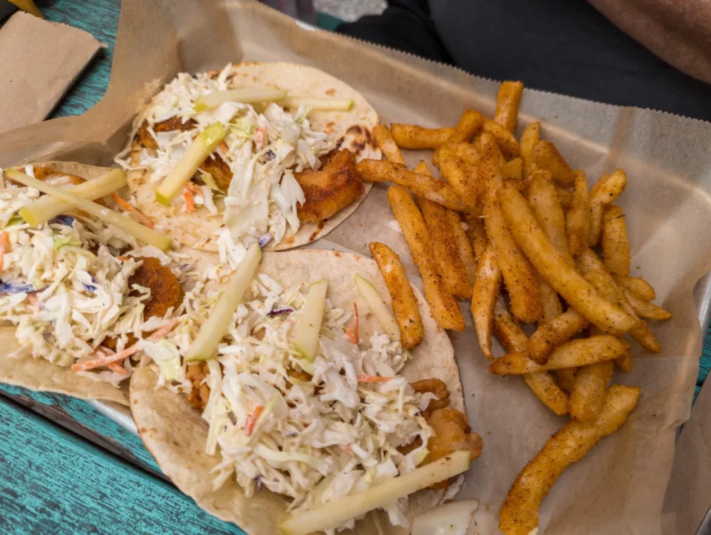 Mullet's Grouper Tacos