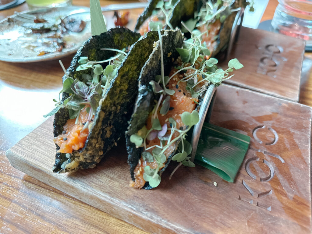 Spicy Tuna Nori Tacos