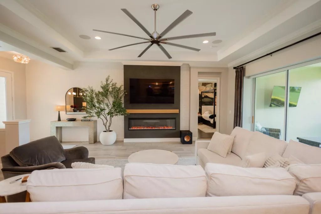 Great Room Transformation After