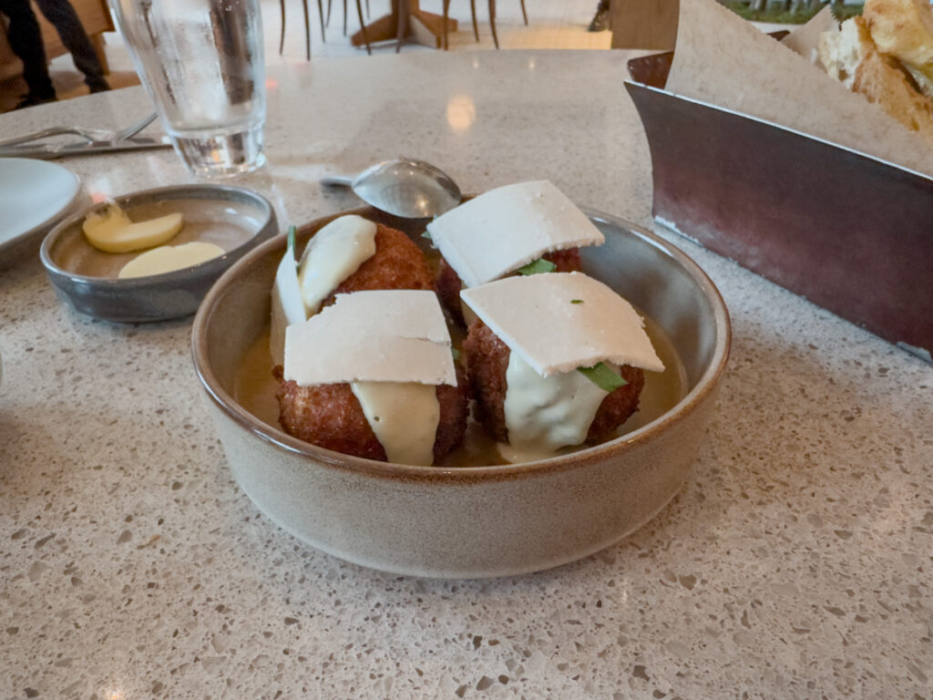 Primo Rock Crab Arancini