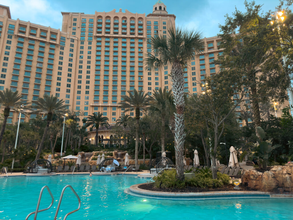 One of the pools at JW Marriott Orlando, Grande Lakes