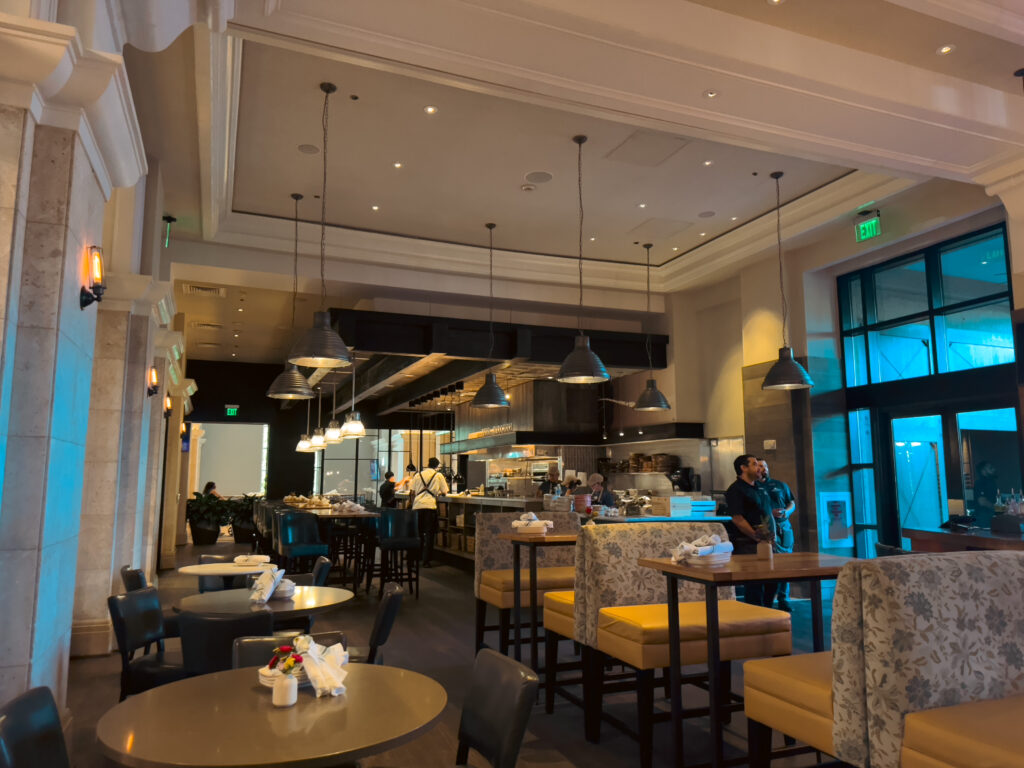 Dining area at The Kitchen