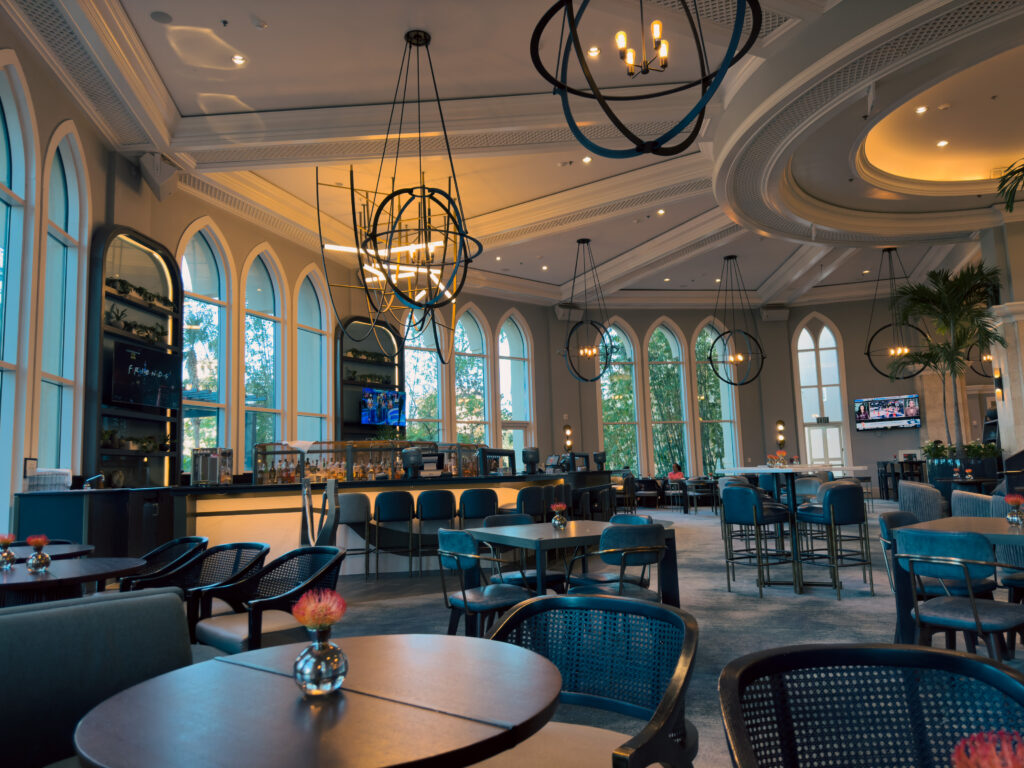 Dining area at EvrBar