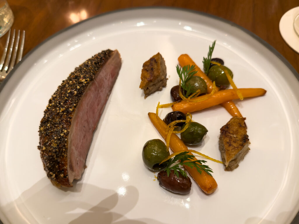 Lilac Duck au Poivre