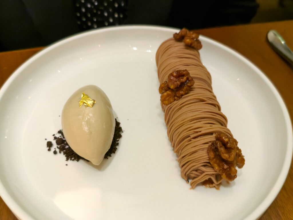 Lilac Chocolate Walnut Crémeux