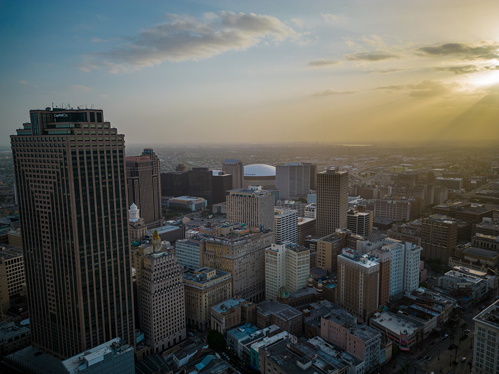 New Orleans shot on DJI Mini 3 Pro